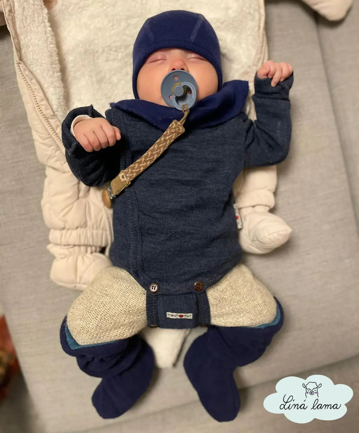 Rostoucí merino botičky/cápačky ManyMonths