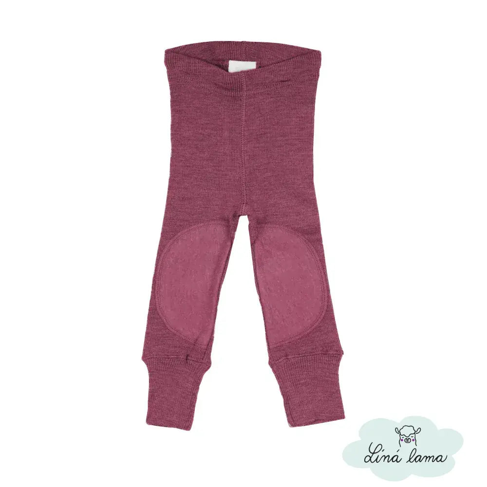 detske rostouci leginy kalhoty ruzove merino manymonths
